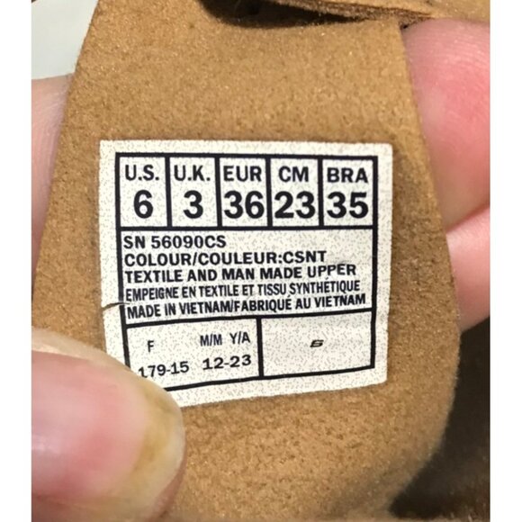 Skechers Sandals Luxe Foam Women Size 6 Tan Double Strap Slide Adjustable Buckle - Picture 12 of 12